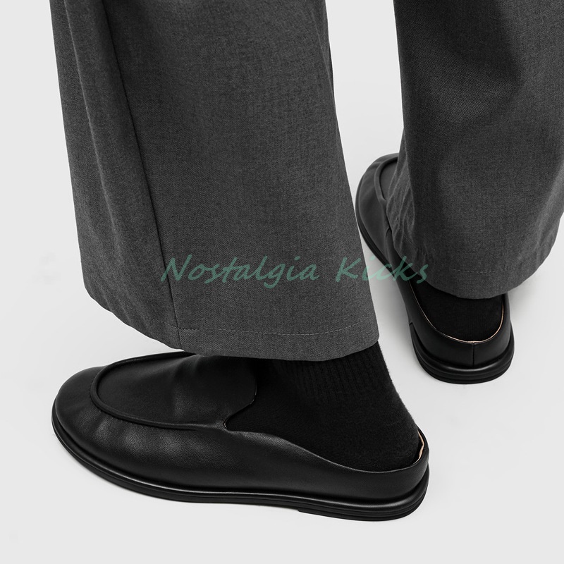 Mules de cuero para hombre, si - Men'S Shoes Smart reseña y precio
