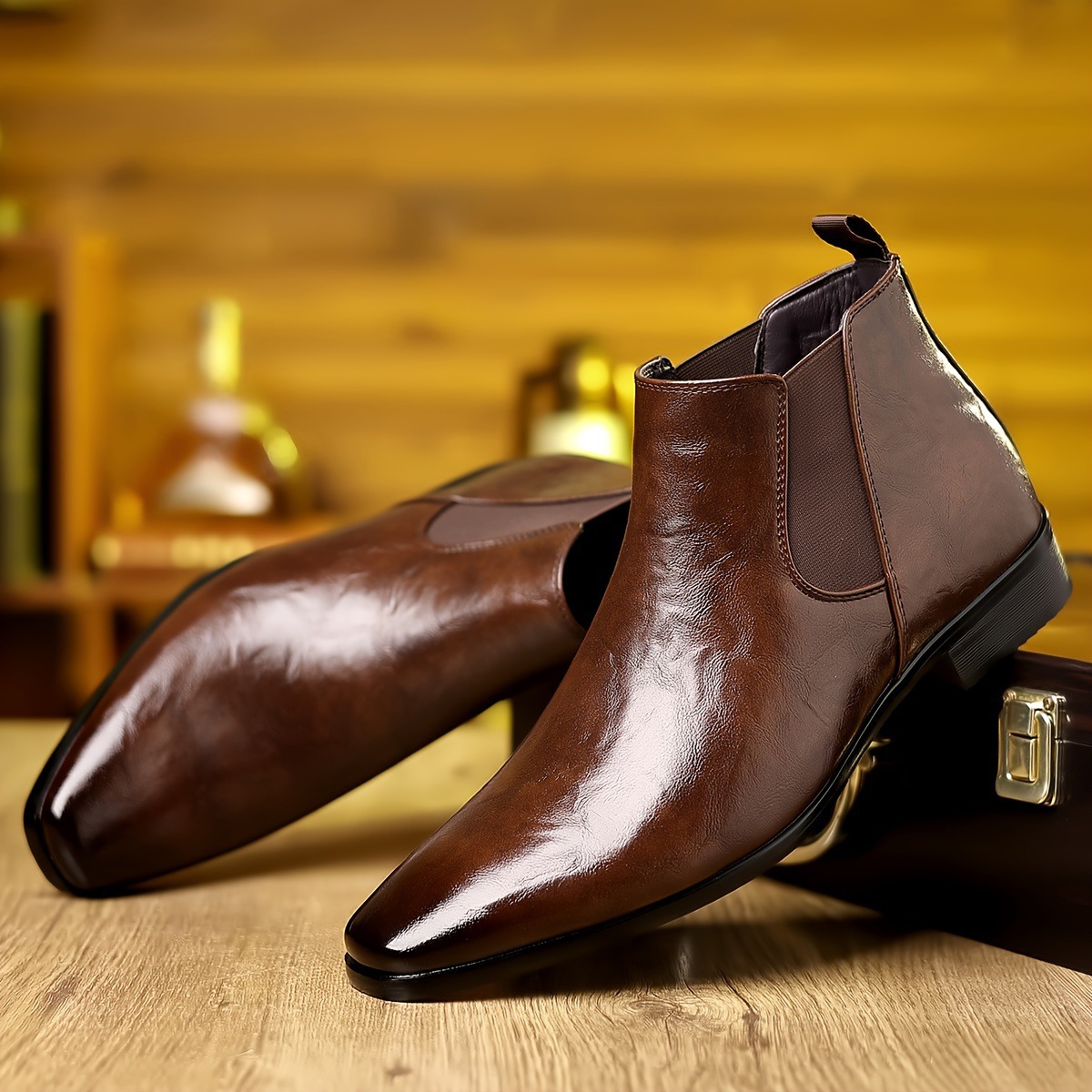 Botas Chelsea de cuero, botas  - Men'S Shoes Hey Dude reseña y precio
