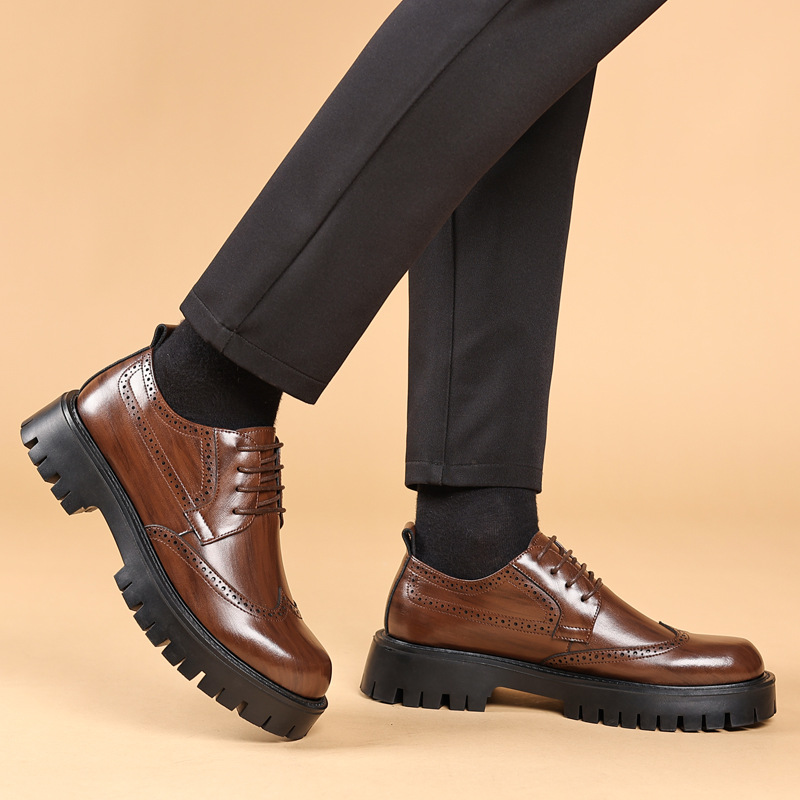 Zapatos de cuero para hombre.  - Men'S Shoes Smart reseña y precio