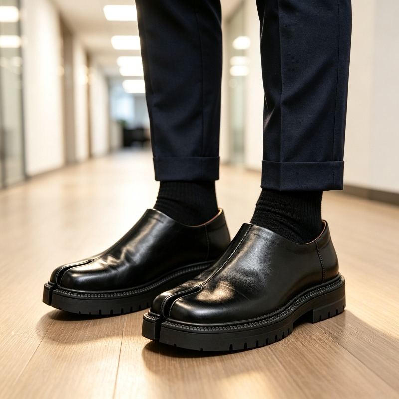 Mocasines de cuero con dedos s - Men'S Shoes Hey Dude reseña y precio