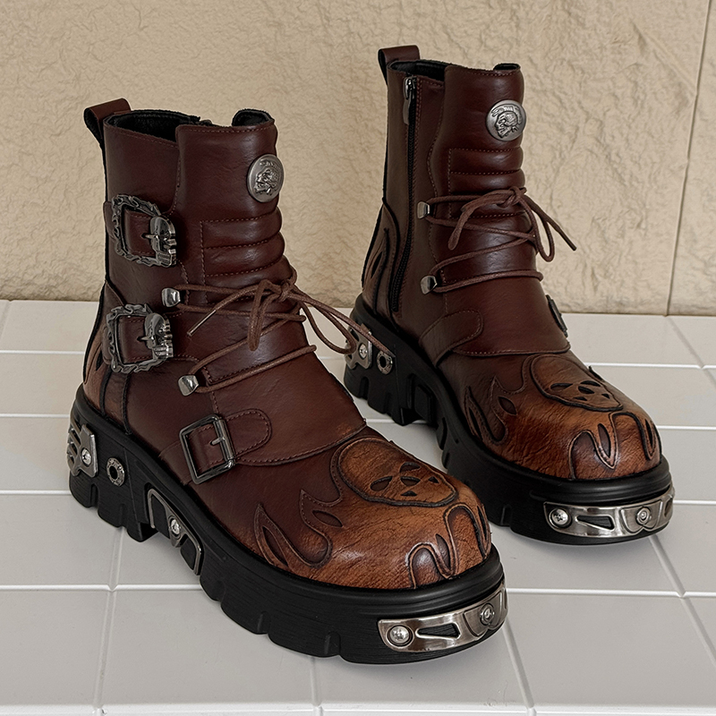Botas de Motocicleta para Homb - Men'S Shoes Increase Height reseña y precio